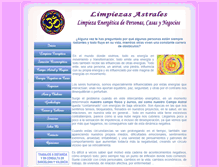 Tablet Screenshot of limpiezasastrales.com